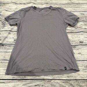 MeUndies Men's Slate Gray V-Neck Tee; Handmade; 100% Cotton; Size Medium